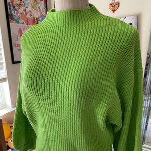 Lime green sweater
